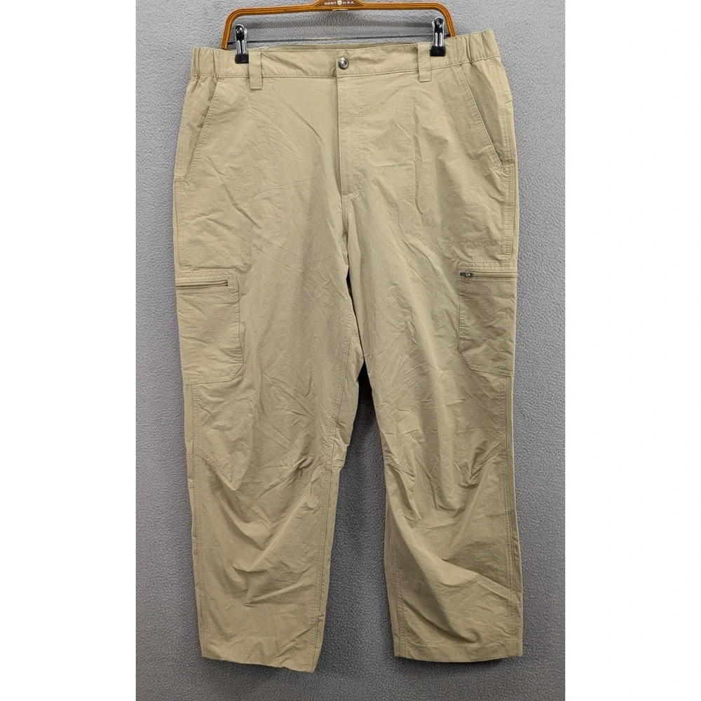 Orton Brothers Cargo Utility Pants Men's L Khaki Stretch VT-84036 30